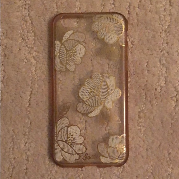 Sonix gold flowers clear iPhone 6s case - Picture 2 of 3